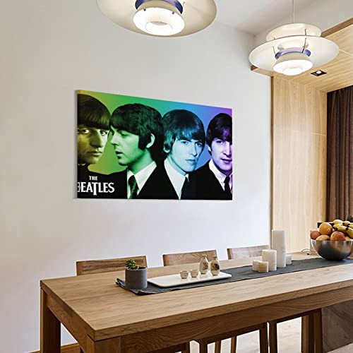 Poster décoratif sur toile du groupe Beatles – Impression sur toile – Décoration murale moderne pour chambre à coucher… - Les Beatles, Paul McCartney, John Lennon, RIngo Starr, George Harrison Poster décoratif sur toile du groupe Beatles - Impression sur toile - Décoration murale moderne pour chambre à coucher… – Image 4