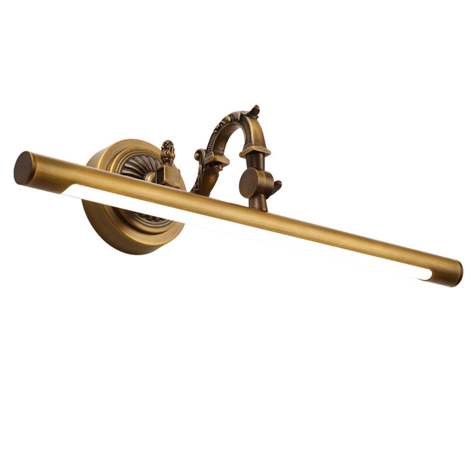 Lumière avant de miroir LED en cuivre 75cm pour salle de bain