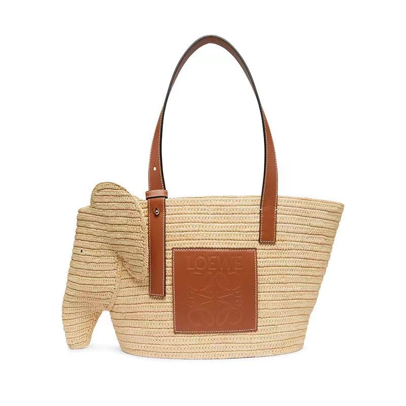 Straw Bags Ladies Summer Shoulder Bags Handwoven Large Capacity Vegetable Baskets Women's Bags Tote Bags Handbags Seaside Vacation Beach Bags