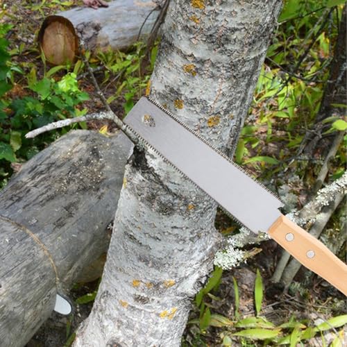 Small Japanese Hand Saw for Fine Cutting Wood, Small Woodworking Hand Saw Flexible Blade Double Edge14/17 Tpi Flush Cut Saw Wooden Handle Fine Tooth Pull for Light Woodworking Tools 5 Small Japanese Hand Saw for Fine Cutting Wood, Small Woodworking Hand Saw Flexible Blade Double Edge14/17 Tpi Flush Cut Saw Wooden Handle Fine Tooth Pull for Light Woodworking Tools - Image 5