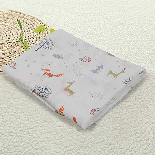 Image of Kassy Pop Printed 6 Layer Bamboo Muslin Blanket Cum Swaddling Towel for Baby, Toddlers | 70% Bamboo, 30% Cotton | AC Quilt, Multi-Purpose Blanket | Toxin Free | 110cm x 110cm (Winter Animal Print)