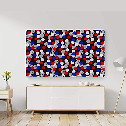 Image of Glassiano Marigold Dustproof Printed 48 inch LED TV Cover Screen Protector Compatible for All Models, Print 19