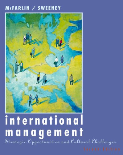International Management: Strategic Opportuniti... 0618113339 Book Cover