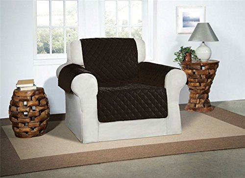 Safari Homeware Cubre Negro para Sillones - Protector de Muebles Acolchado