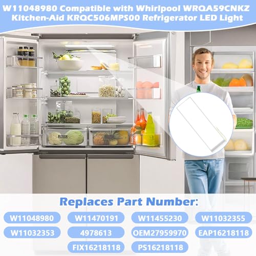 Image of W11048980 W11470191 Refrigerator LED Light Assembly