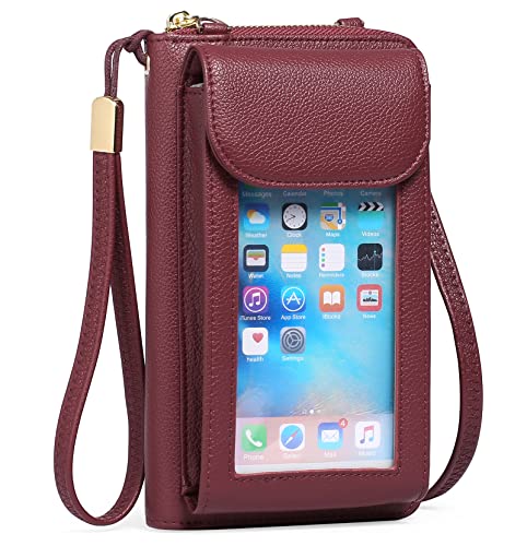 Falan Mule Small Cell Phone Crossbody Bag Purse For Women, Pu Leather Phone Wallet Purse #TOP11