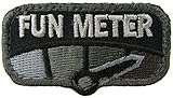 Milspec Monkey Fun Meter Morale Patch (Black)