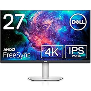 【Amazon.co.jp限定】Dell S2721QS 27インチ 4K モニター (3年間無輝点交換保証/IPS非光沢/DP・HDMIx2/sRGB 99%/縦横回転・高さ調節/AMD FreeSync/スピーカー付)