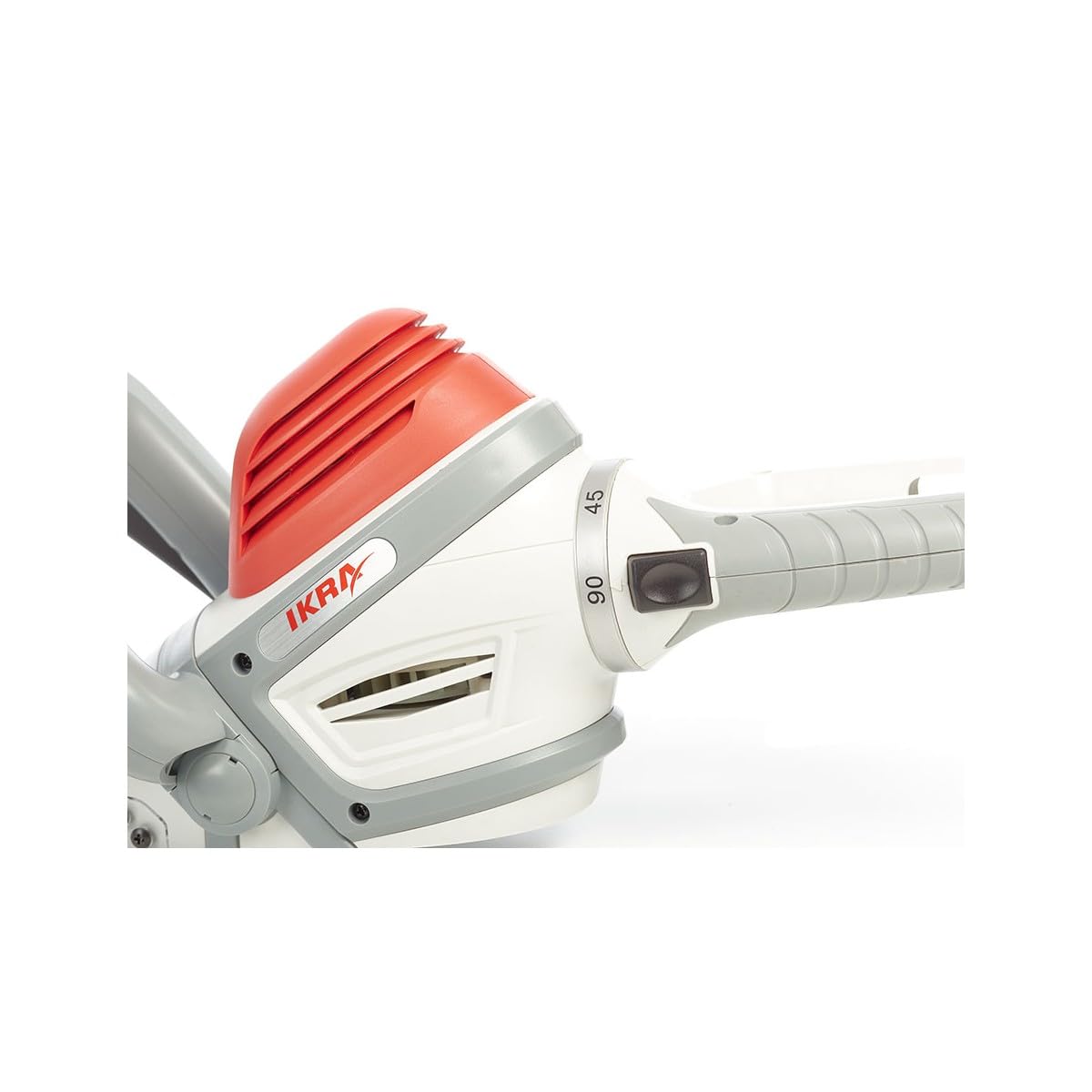 IKRA Tijeras Cortasetos eléctrico IHS 600, Longitud de Corte 55cm, Apertura 20mm, Mango rotativo 600 W, 230 V