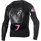 Alpinestars Women's Stella Bionic Motorcycle Riding Jacket 2, Black/Purple, Medium