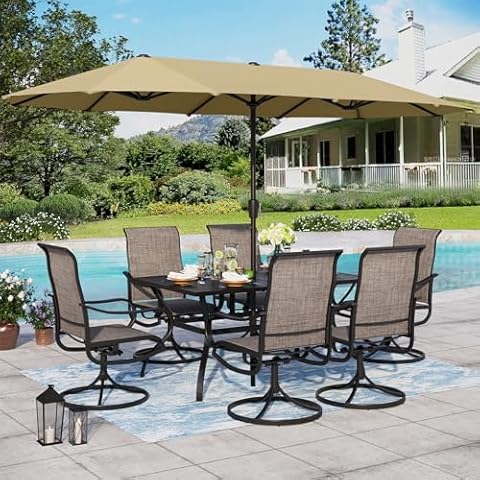 Sophia & William Patio Set with Umbrella Cover
