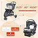 Baby Trend Stroller and EZ-Lift Infant Car Seat, EZ Ride Travel System, Dash Grey