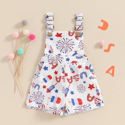 Toddler Baby Girl Clothes Daisy Overalls Shorts Sleeveless Suspender Jumpsuit Romper Cute Summer Outfit Clothing2