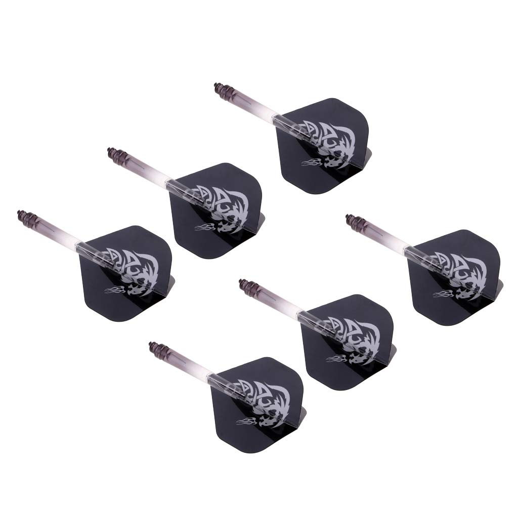 VIVIIHOO 10 stuks dartschachten met vaste flights, flights - dartflights