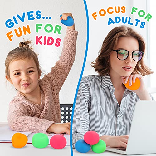 4 Pack Stress Ball for Kids and Adults Slow Rising Balls Sensory Fidget Toy Anxiety Stress Relaxation Squeezing Balls Calming Tool, Vent Mood and Improve Focus, Squishy Ball Hand Grip Pressure Ball - Image 7