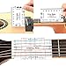 Alnicov Guitar String Action Gauge Ruler String Pitch Ruler Card Luthier Tool for String Instruments