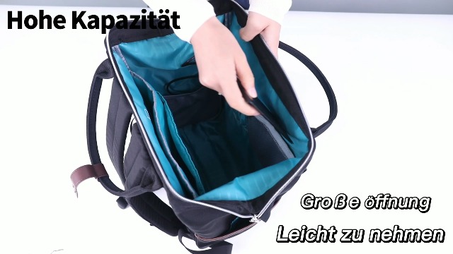 KROSER Laptoptas stijlvolle schoudertas past tot 17,3 inch aktetas uitbreidbare waterdichte schoudertas met RFID-vakken voor zaken/reizen/school/mannen/vrouwen-zwart herbruikbaar - Image 8