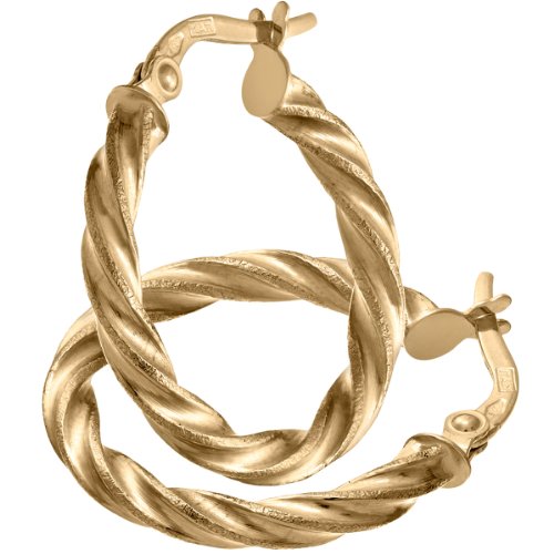 Preisvergleich Produktbild Citerna Damen-Creole 375 Gold 2 cm