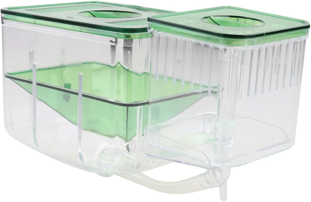 Transparent Acrylic Fish Breeding Box Aquarium Incubator Tank for Isolated Breeding and Hatching Protects Juvenile Fish Shrimp and Pregnant Enhances Survival Rate Home Aquariums