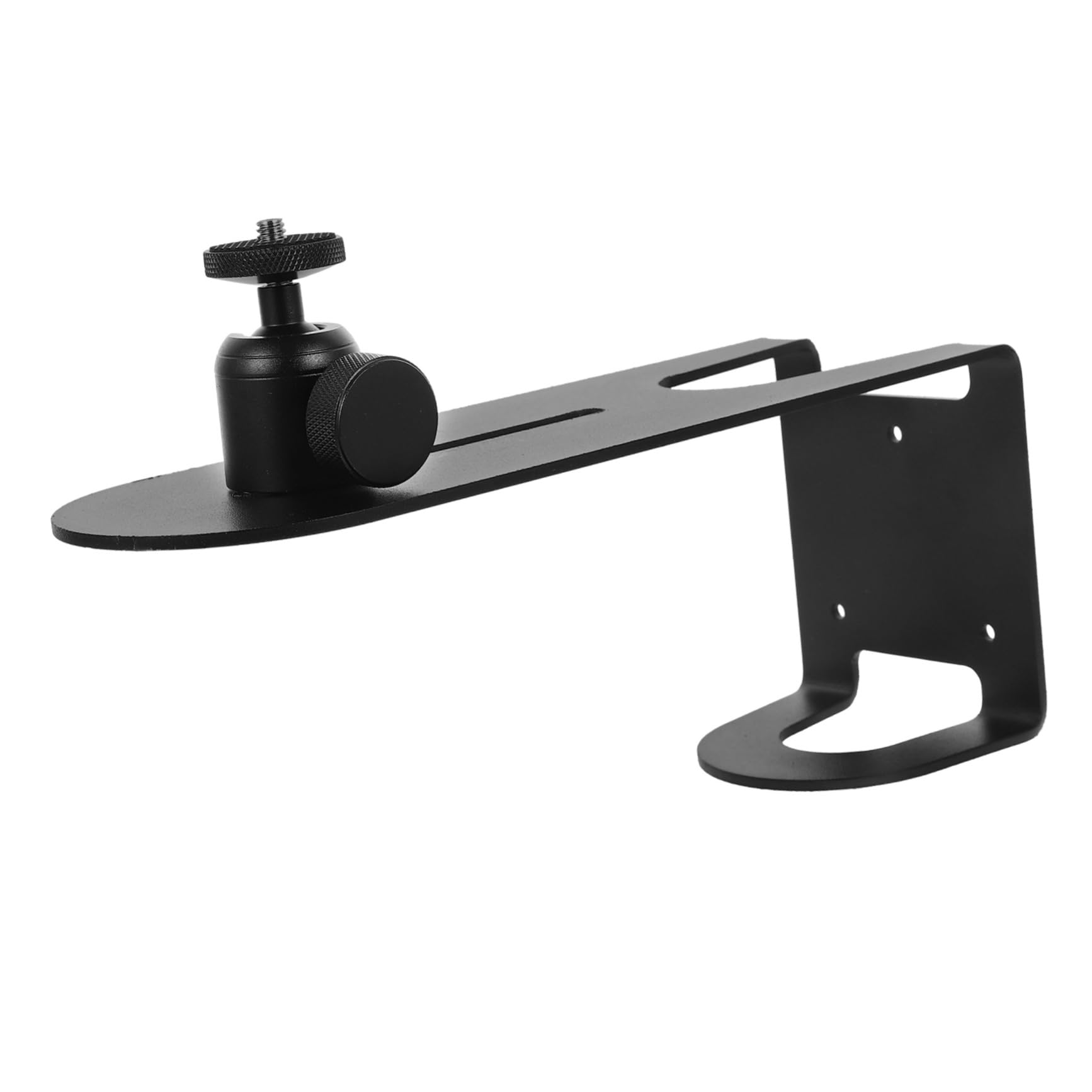 OKUMEYR Adjustable Projector Wall Mount Bracket Sleek Design for Projectors Cameras Durable Cold Rolled Rotation for Versatile Setup Elegant Minimalist Style