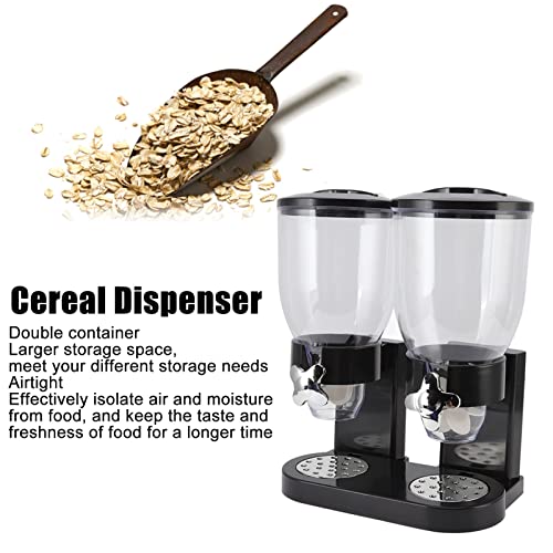 Material ABS de 7L dispensador de cereales doble para alimentos 5