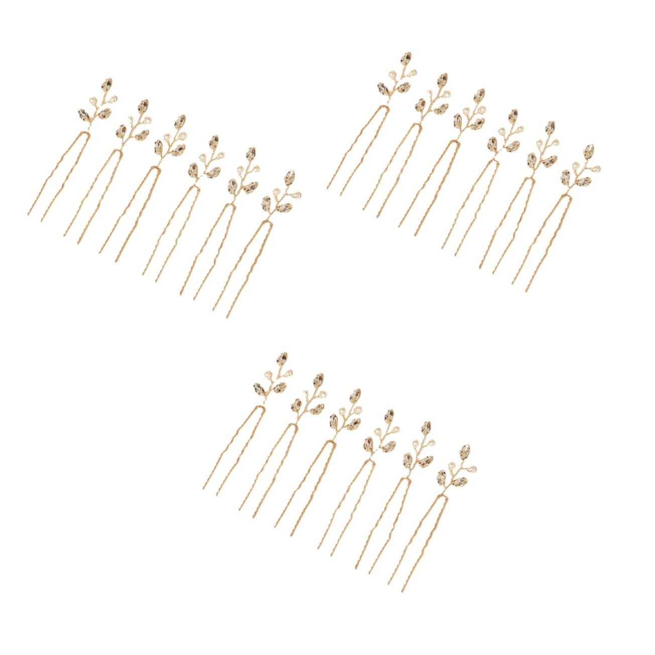 VICASKY 18 Pollici Fermagli per Sposa Vintage U Accessori con e Handmade per Matrimonio Cerimonie e Feste