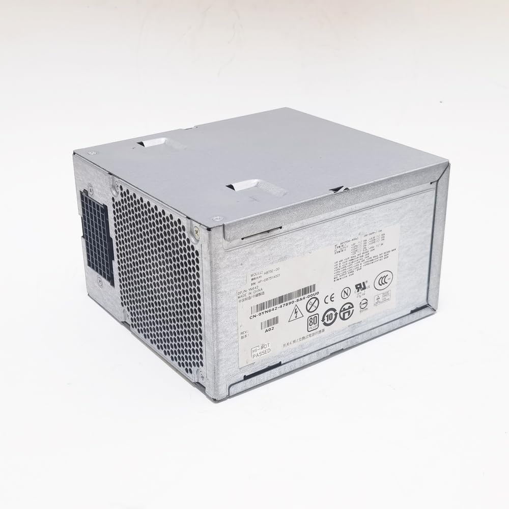 Fuente de alimentación de estación de trabajo de computadora 66pine 875W para modelo H875E-00 H875EF-00 N875EF-00 NPS-875BB A H875P-00 N875E-00 D875E001L para DELL PrecisionT5400 T5500 T3400