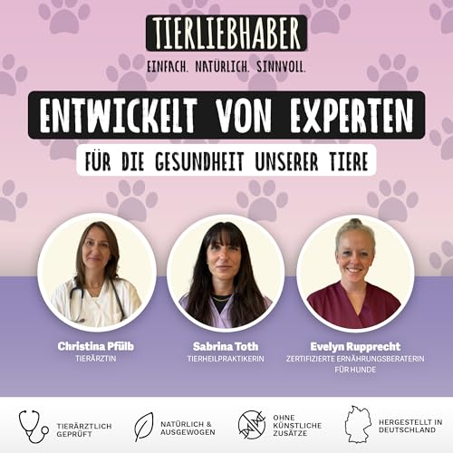 TIERLIEBHABER - Chillout Pulver 200g Natürliche Beruhigungshilfe & Anti-Stress Ergänzung für Hunde – Unterstützung bei Stress, Autofahrt, Silvester, Training – Beruhigungsmittel für Hunde & Pulverform