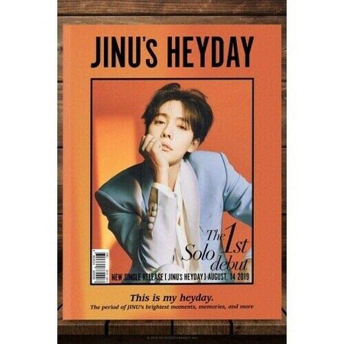 Winner Jinwoo 'Jinu's Heyday' 1st Solo Single Album 2 Ver SET CD+1p Poster+1p Poster/On+128p PhotoBook+48p Bonus Booklet+5p Clear Photo Card SET+Sticker+1p Video Authentic Card+Message PhotoCard SET