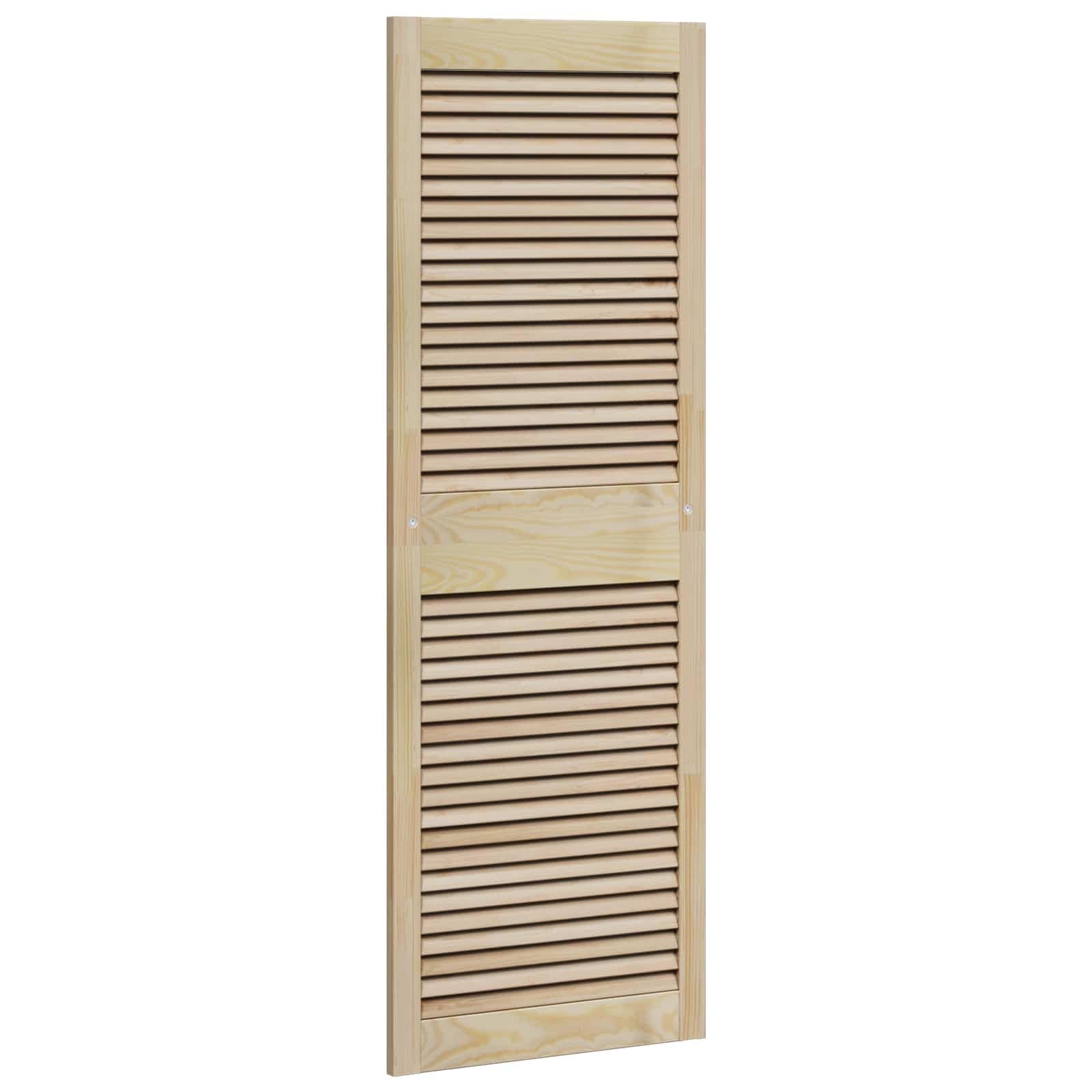 Genérico Puerta de Armario con Puerta 4 pcs Natural 140.5 x 2 x 59.5 cm,Bricolaje,Accesorios de Bricolaje,Ferretería para armarios,Puertas de armarios-3394498