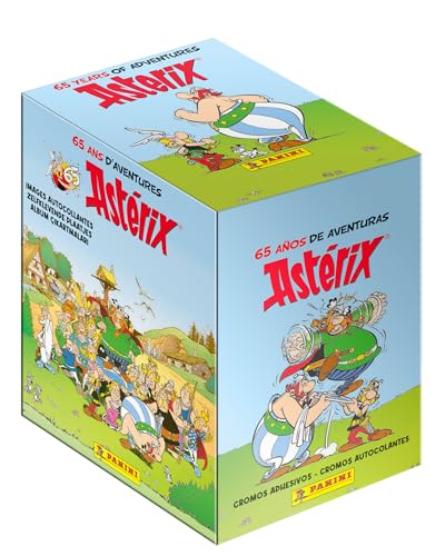 Panini Asterix 65EME Geburtstags-Box mit 36 Hüllen, 004879BOX36F