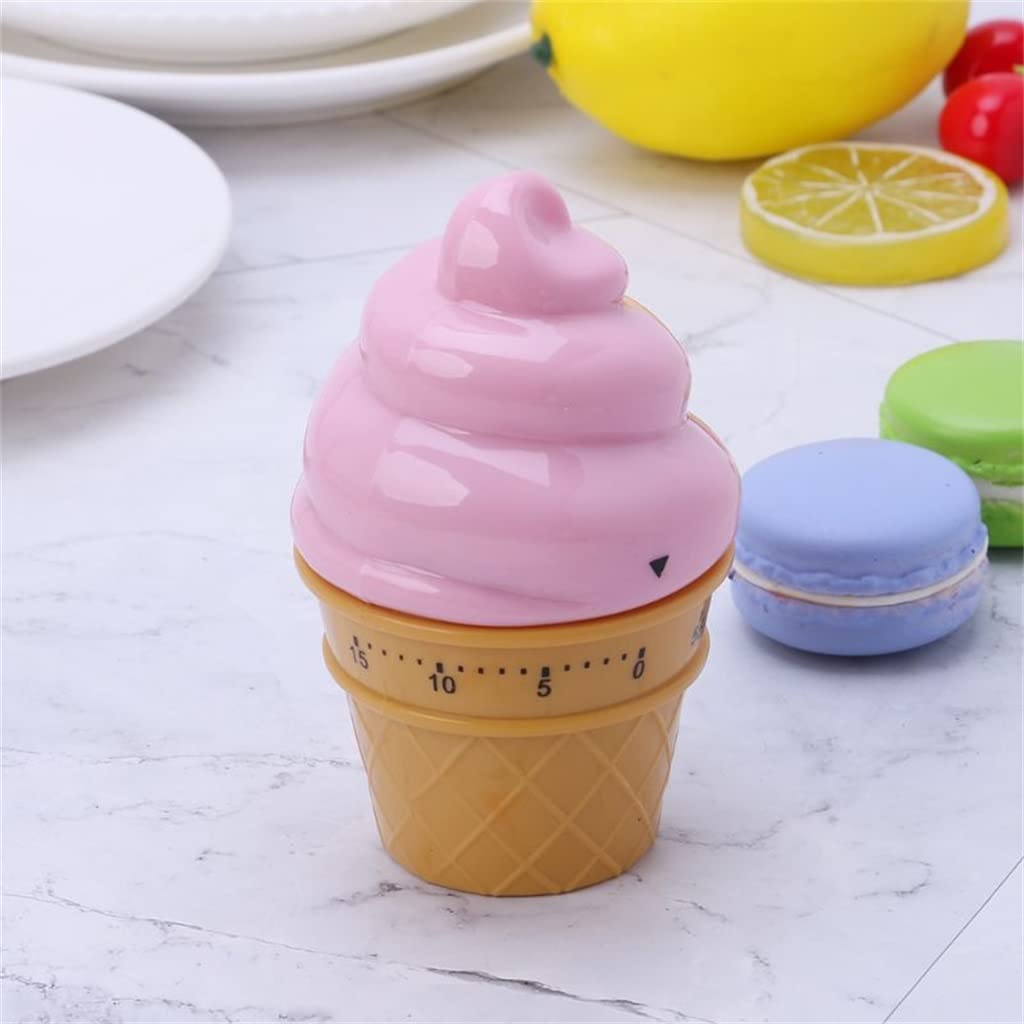 minutnik, Ice Cream Machinery Kitchen Timer Cooking Countdown Clock Gadgets(Argento)