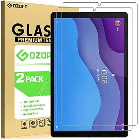 Protector de Pantalla GOZOPO para Lenovo Tab M10 HD (2nd Gen) Tablet de 10.1" TB-X306X [2-Pack] Cover