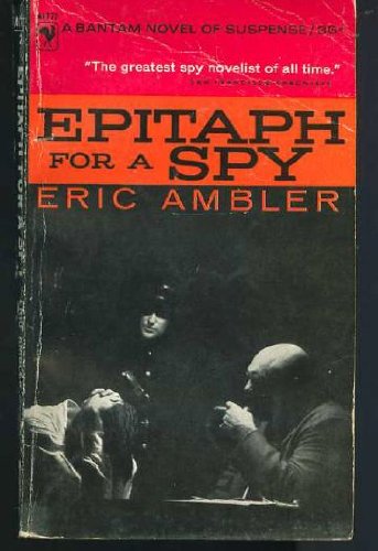 Epitaph for a Spy B000TZEDAE Book Cover