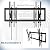 VIVO Heavy Duty Extended Tilting TV Wall Mount for 55 to 105 inch Screens, Low Profile, Wide VESA Range and Leveling, Holds up to 176 lbs, Black, MOUNT-TV105PT