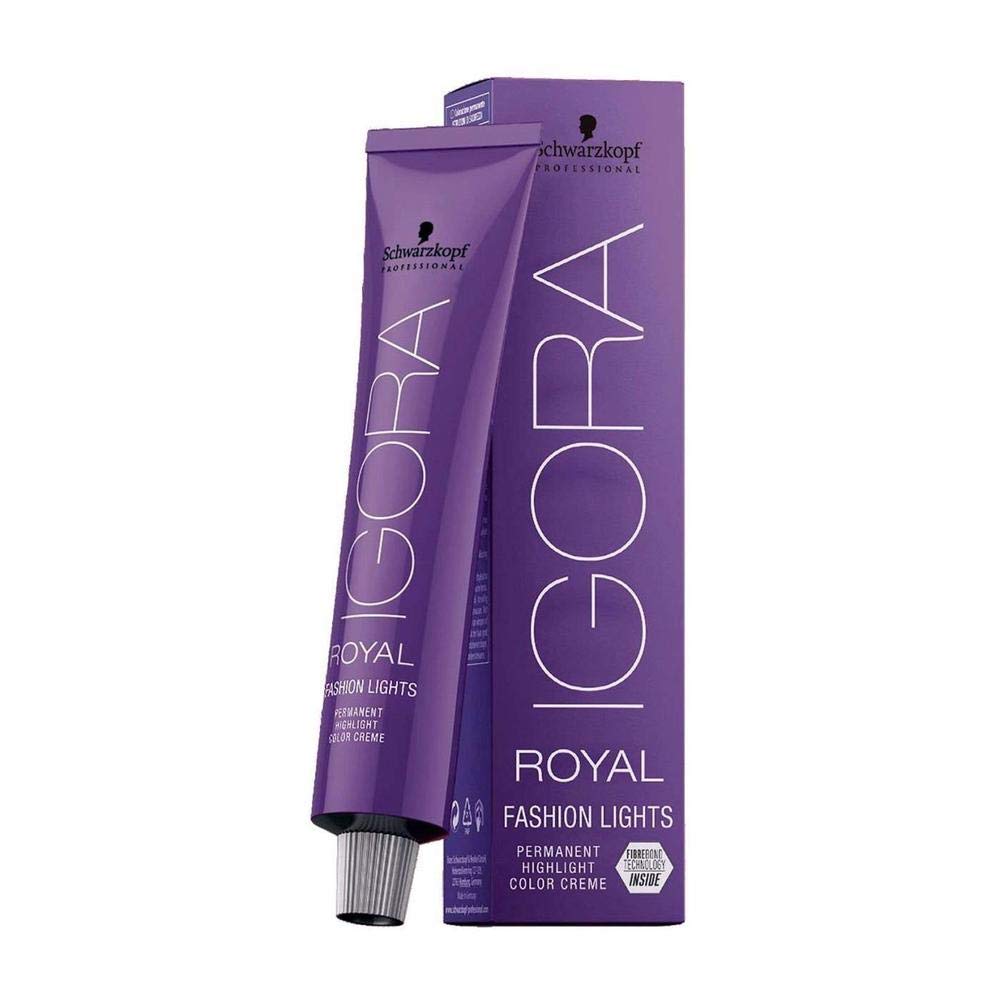 Schwarzkopf Professional Igora Royal Fashion Lights Permanent Highlight Hair Colour Cream, L-33 Dark Green, 60 ml 4045787390087