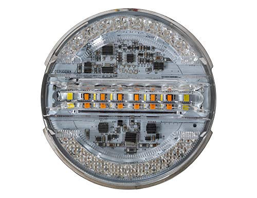 Feu stroboscopique ambré LED pour signalisation de chantier et sécurité - 6