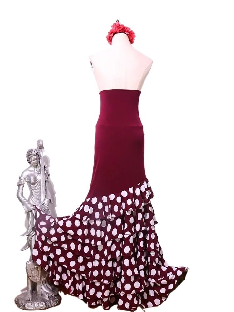 Falda de Baile Flamenca for Mujer, Traje actuación