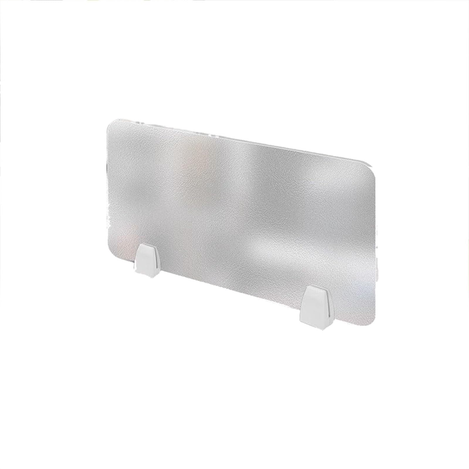 GJZQDKX Translucent Privacy Desk Divider 80CM x 50CM Height Visual Distraction Partition Board for Workstations Tabletop Protective Panel (1PC)