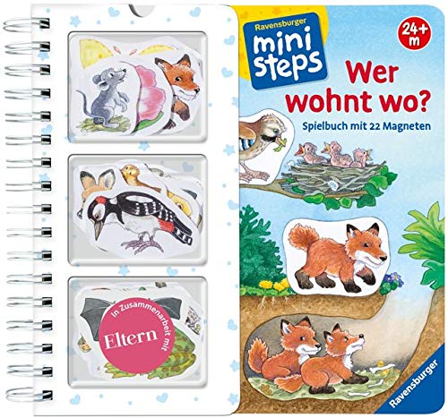 Wer wohnt wo?: Mein großes Spielbuch mit 22 Magnetteilen. Ab 24 Monaten: Mein großes Spielbuch mit Wer wohnt wo?: Mein großes Spielbuch mit 22 Magnetteilen. Ab 24 Monaten: Mein großes Spielbuch mit