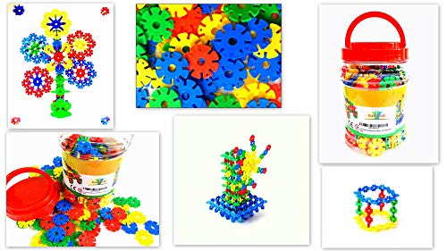 Playscene Connecting Rainbow Wheels, Interlocking Creative Discs