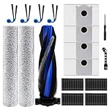 Kit di accessori di ricambio per Ecovacs Deebot T90 Pro Omni/X12 Pro Omni/T90 Omni Aspirapolvere Robot, 1 Spazzola principale, 2 mocio a rullo, 4 Filtro, 4 Sacchetti per la Polvere,4 Spazzole laterali