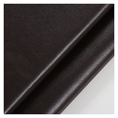 Tissu simili cuir noir 1.37x10m imperméable fin et stretch pour couture de vêtements