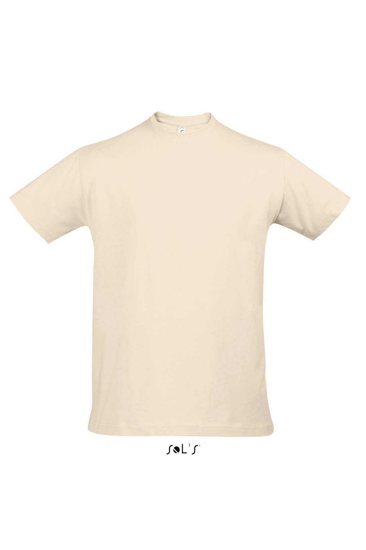 Sol's Beige - Cream Sol’s Imperial T-Shirt - Beige - Small