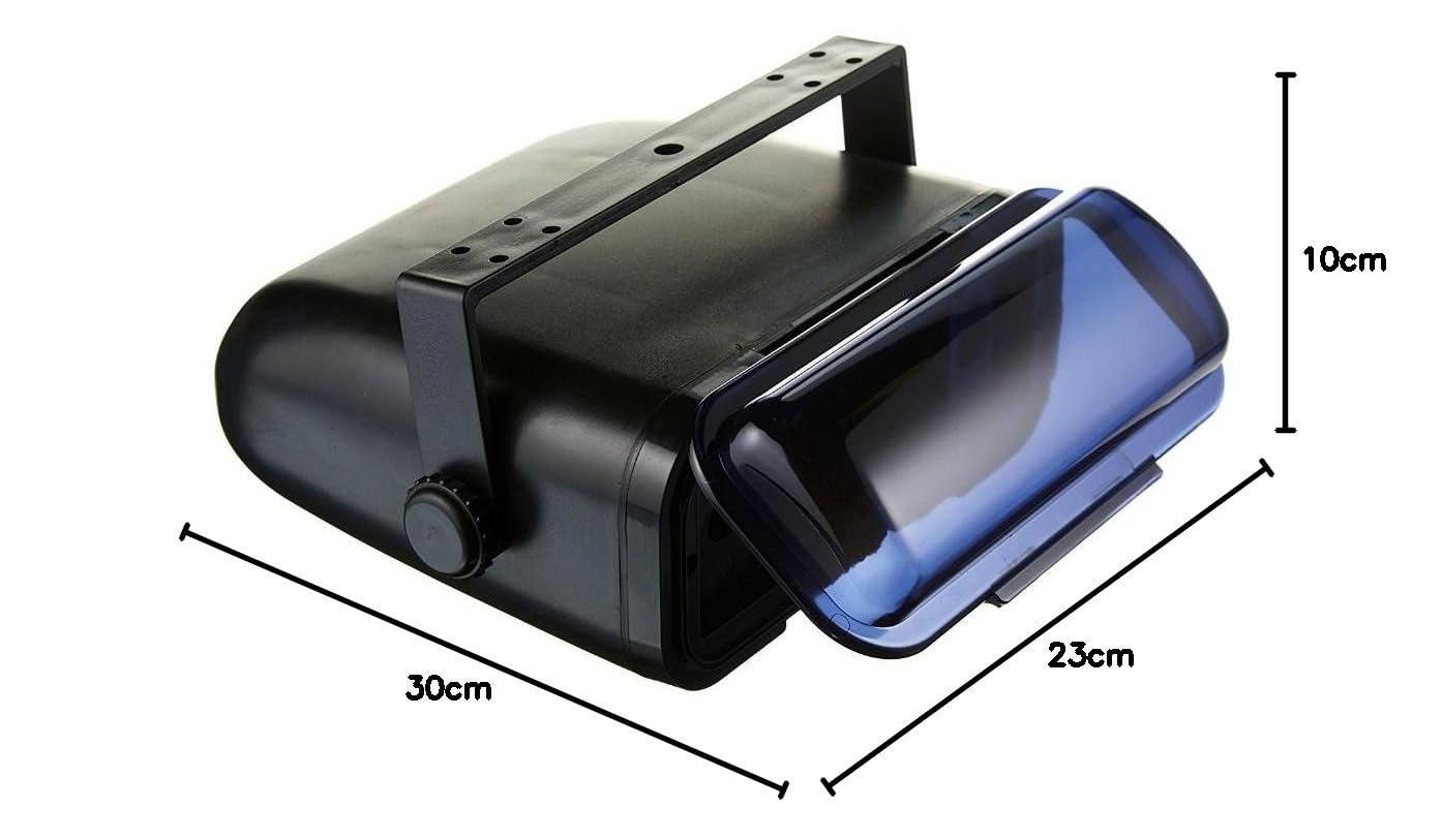 RÉCIPIENT pour Ensemble STÉRÉO OU Radio Marin IMPERMÉABLE ET RÉSISTANT À l'eau AU Soleil PYLE PLMRCB3 Noir pour Bateau Piscine CANOT