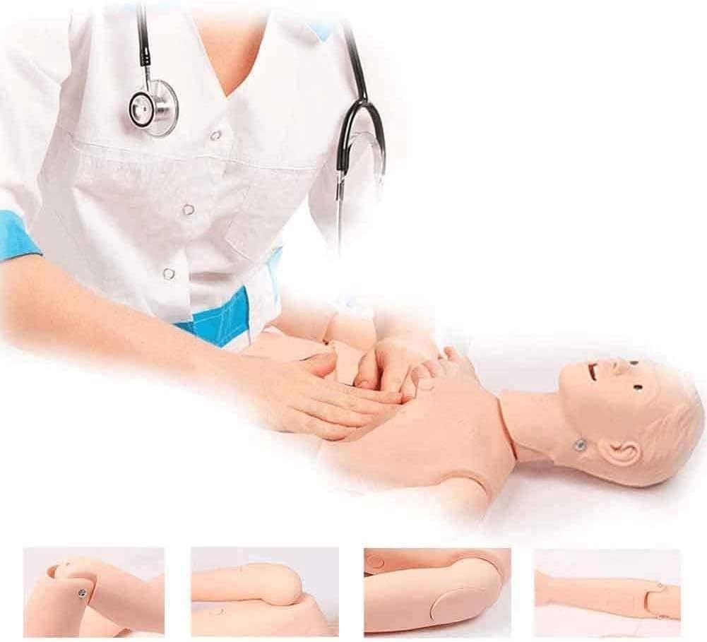 CHROX Patientenpflege-Simulator, multifunktional, funktionelle Krankenpflege, wissenschaftliche Bildung, menschliches anatomisches Modell, für Krankenpflege, medizinische Ausbildung, Unterricht
