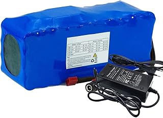 WOGQX 36V Ebike Battery 12000mAh 10S 4P Rechargeable Lithium-ION Battery Pack Lithium Battery with BMS and 42V Charger Fits for 200W 250W 350W 500W Motor