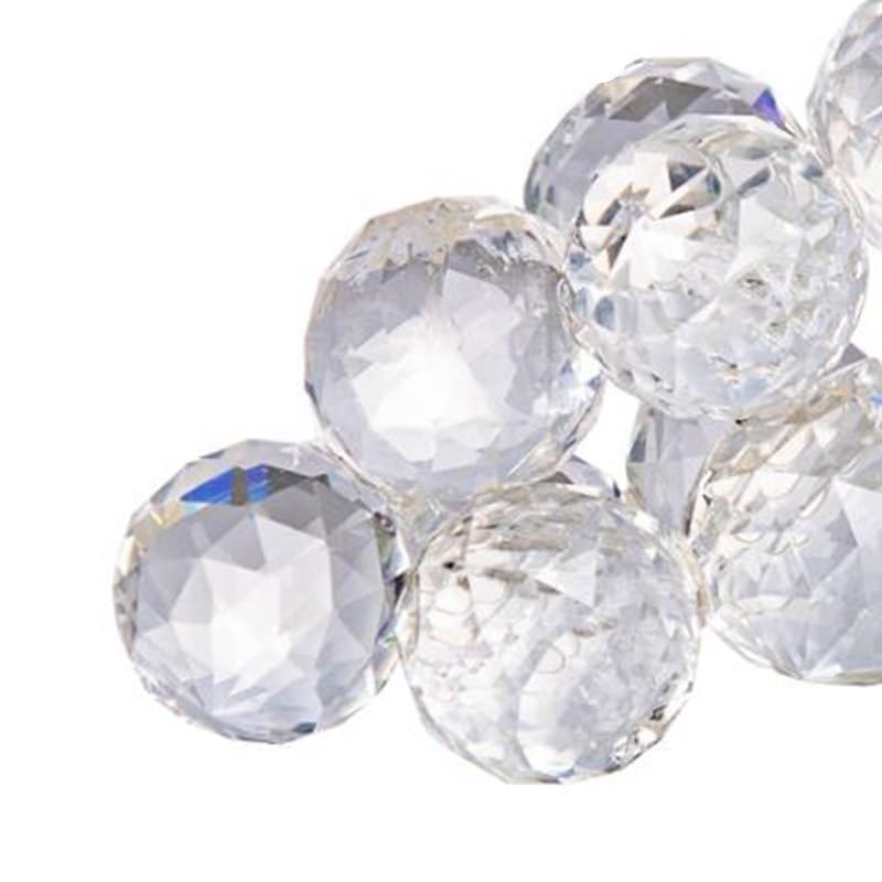 Crystal Glass Grape Tree Ornaments Home Decoration Housewarming Gifts Money Tree Figurine Crafts (Color : Clear, Size : 3 Hangs)