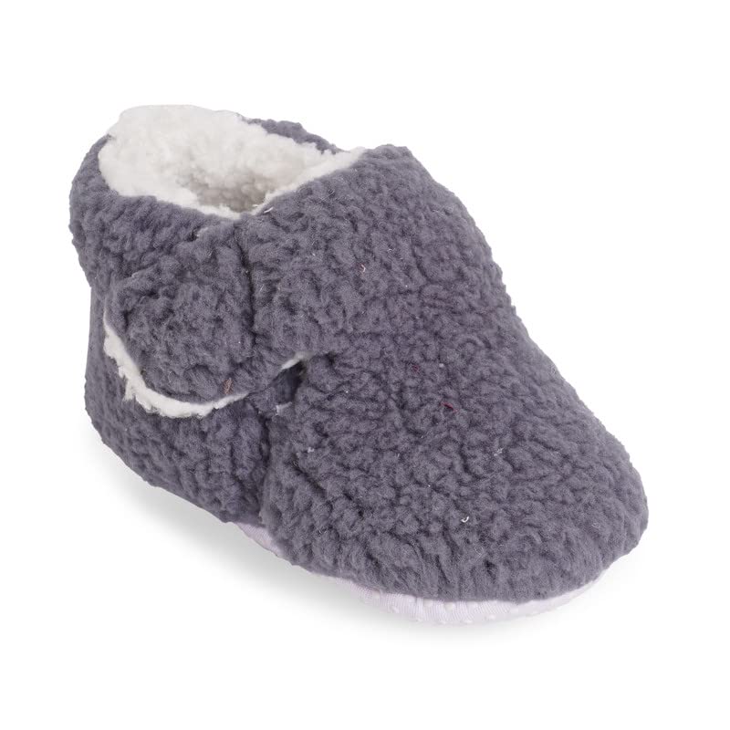 CHIU Present New Born Baby Bootie Shoes white woolen fur Boys & Girls Printed blue Booties CHIU Present New Born Baby Bootie Shoes white woolen fur Boys & Girls Printed blue Booties