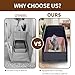 OCMML Extra Large Cat Litter Box Enclosure–Big Covered Litterbox with High Front Splash Guard, Waterproof&Portable Litter Box Cover for Indoor Cats,Kittens,Multiple Pets (36.22x18.90x17.72 Inches)